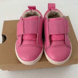 UGG Pink Kids Sneakers with Velcro Straps